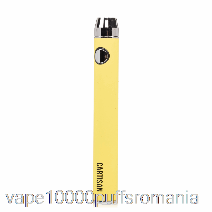 Vape Romania Buton Cartisan Vv 900 Dual Charge 510 Baterie [micro] Galben